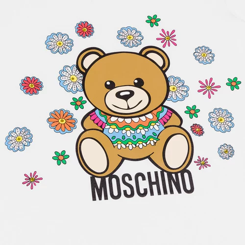 Москино/Москино 23 Весна и летняя девочка цветы плюшевая мишка вязаное платье