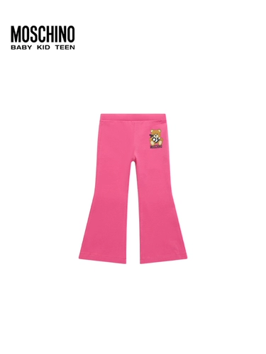 Moschino/Moschino 25 весенне-летние широкие расклешенные брюки для девочек Toy Teddy Bear