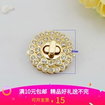 Bag accessories lock metal drill round bolt lock lock lock bag buckle women bag lock hardware accessories