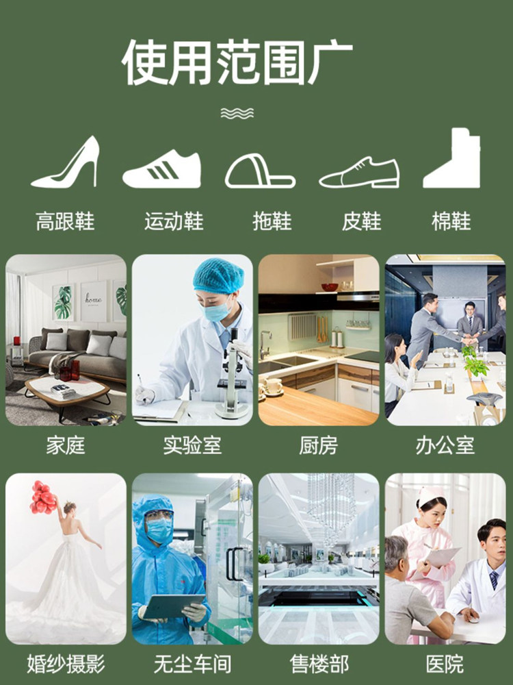 New Model Fully Automatic Shoe Cover Machine for Indoor Guest Use, Reusable, Disposable, Waterproof and Non-Slip