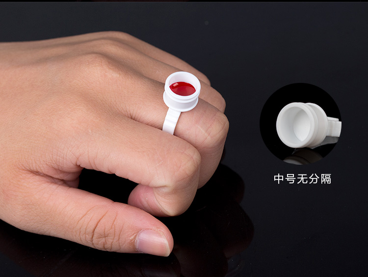 Hình xăm màu cốc dùng một lần vòng nhựa cốc 100 màu chất liệu máy khung cung cấp hình xăm công cụ đầy đủ - Các công cụ làm đẹp khác cọ trang điểm tốt