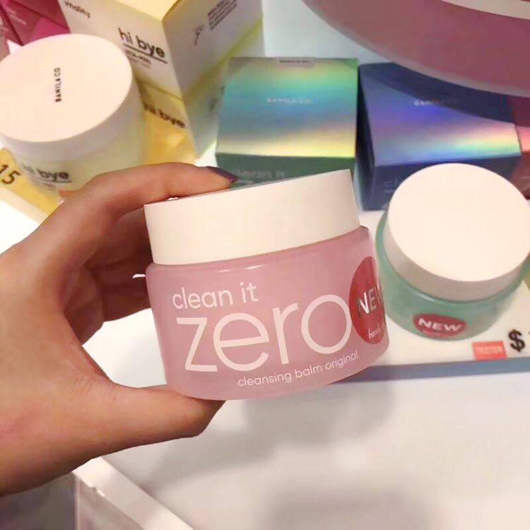 Zero banila coBanlan Cleansing Cream Facial Deep Deep Cleansing Cream 100ml Mới nước tẩy trang loreal màu hồng