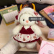 Handmade DIY Cute Bunny Plush Toy LAOSHU Material Kit with Moving Ears and Recording Function Bunny Doll ins Gift
