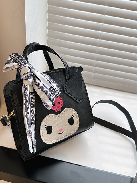 Kuromi Handmade Bag DIY Kit with Materials for Making a Shoulder or Crossbody Bag, Cinnamoroll Bag, a Birthday Gift for Girlfriend