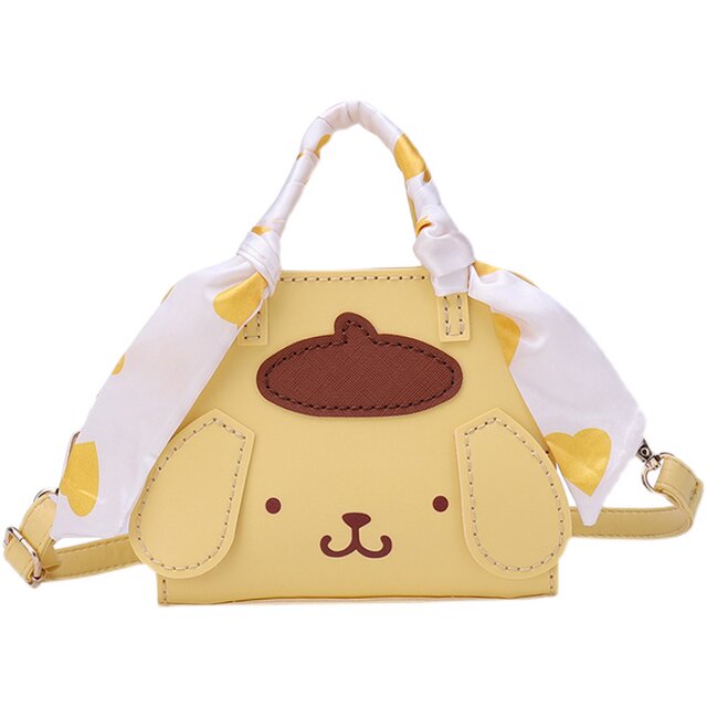 Pudding Dog Handmade Bag DIY Self-Making Material Kit as a Birthday Gift for Girlfriend, Single Shoulder Crossbody Small Square Bag