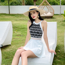 Conjoined swimsuit female spa to be thin and seaside French seaside Fairy Fairy Van Conservatives slim crowdswimsuit 2021 new