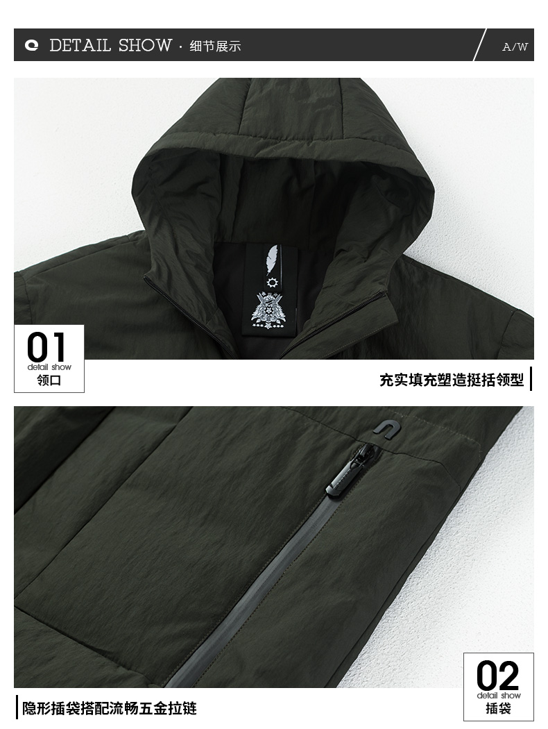 Blouson homme QZHIHE    en Polyester - Ref 3123187 Image 21