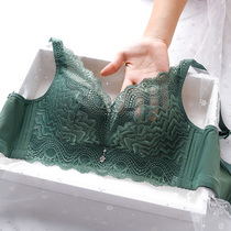 Summer latex underwear women small breasts gather without steel ring lace slim down collection of breast proof sagging adjusted bra hood