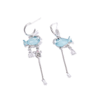 Sanfu Island Travel Lantern Fish Ring Pair Designed Jewelry Earrings Accessories Earrings 833143