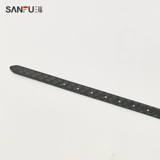 三福 Ремень женский весенний нежный и сладкий аромат ромбов с узором простые изделия из кожи 498334