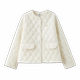 Sanfu cotton-padded clothes 2025 winter diamond-shaped loose Korean cotton-padded jacket women's 832570