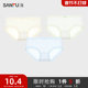 Sanfu low-waist underwear women's thin breathable girl's small lace bow half boxer briefs women's 497853