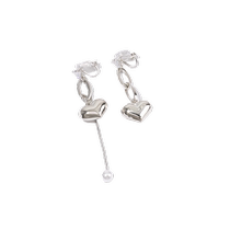 Sanfu Casual Love Bubble Ear Clip Pair Design Niche Jewelry Earrings 835186