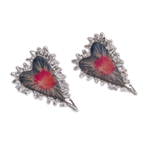 A pair of Sanfu Tianku origami earrings trendy fashion design niche jewelry earrings accessories 836179