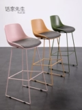 Gaojiao Stool Simple, современный легкий роскошный бар -дизайнерский стул Iron Art Bar на стойке стола на столовой стойке.