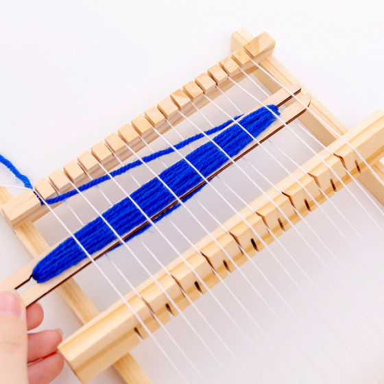 61 prize diy small wooden loom children's handmade kindergarten area wool weaving material toys