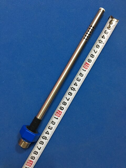 Ash Constantin DSZF-6J15 Small Kitchen Treasure 6/6.6L/L water heater with built-in red and blue hot and cold water inlet and outlet pipes