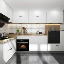 Whole cabinet custom-made whole kitchen cabinet modern simple F4 star plate open kitchen cabinet whole house custom