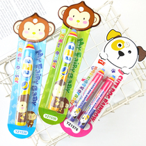 Cute cartoon rainbow pen large eraser childrens painting learning stationery Primary School students creative prize gift