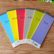 Full thickened English language white paper notes Small long notepad Student office stationery note book