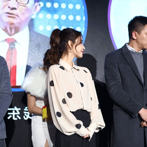 Shirt womens design sense niche 2021 spring and autumn French retro polka dot Chiffon shirt womens long-sleeved loose Hong Kong shirt