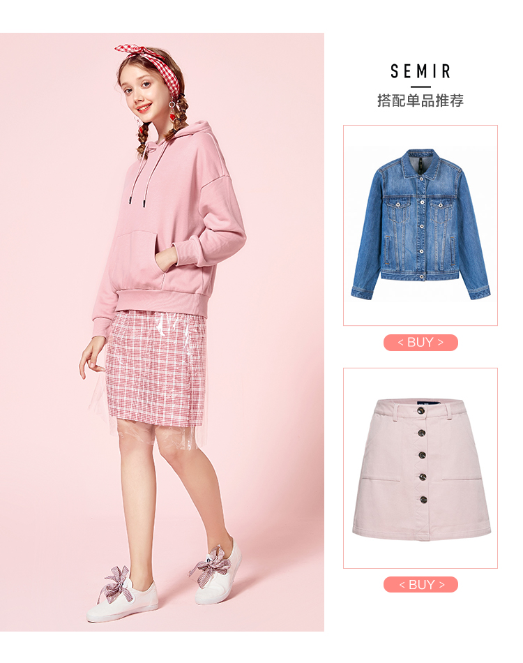 Sweatshirt femme SEMIR   en Coton - Ref 3213906 Image 25