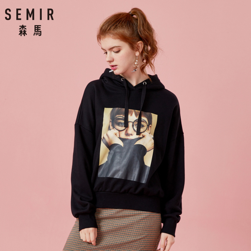 Sweatshirt femme SEMIR   en Coton - Ref 3216080 Image 1