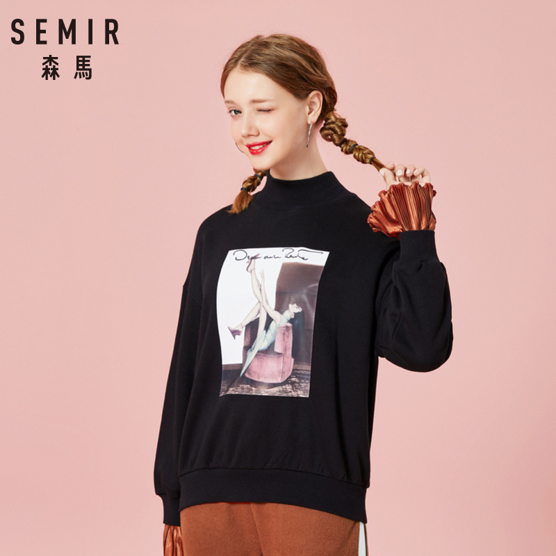 Sweatshirt femme SEMIR   en Coton - Ref 3217234 Image 1