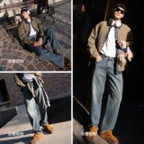 Semir, весенние джинсы, ретро модные штаны, свободный прямой крой