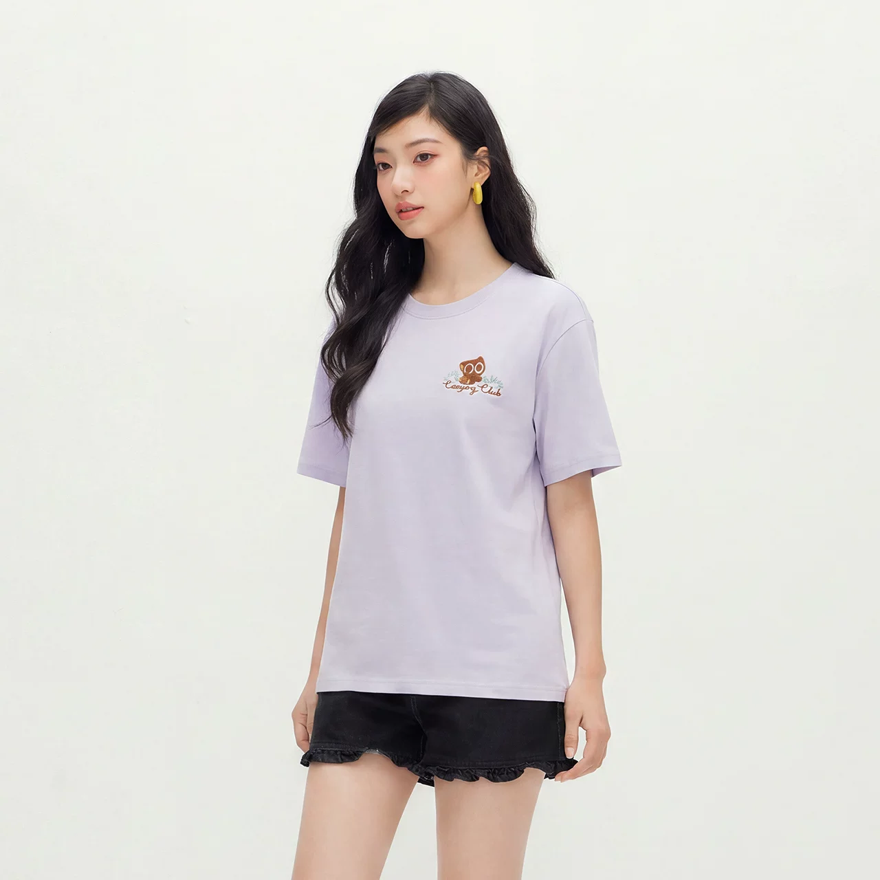 Semir, летняя футболка с коротким рукавом с быстрой сушкой, милый мультяшный рисунок, с вышивкой
