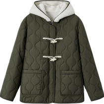 Same style in shopping malls] Semir cotton coat womens imitation lamb wool vest waterproof light cotton coat 2024 winter new two-piece set