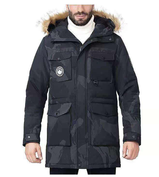 CAMEL CROWN men's clot bunk cotton jacket cotton clothing warm coat G8SX7 US straight mail