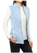 Allegra K womens casual warm vest polyester it0212 US direct mail multi-color