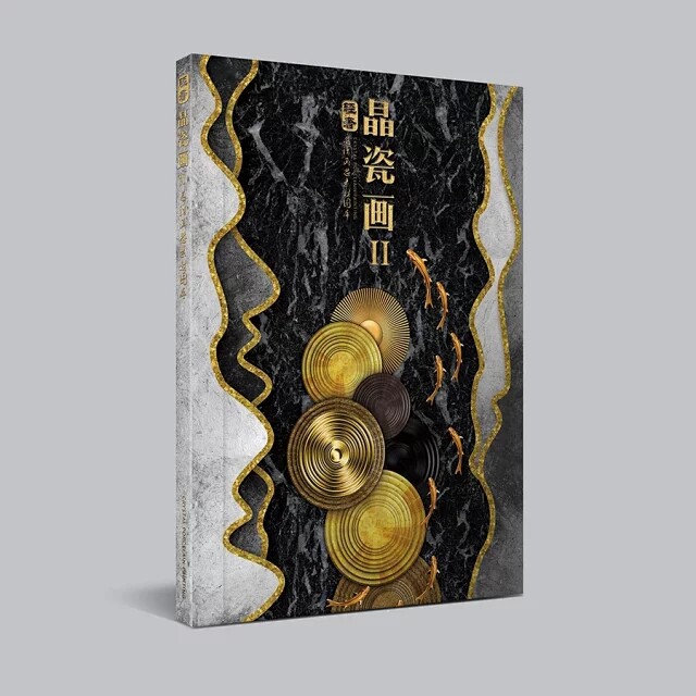 Light luxury crystal porcelain painting material II simple modern decorative painting high definition crystal porcelain painting new Chinese triptych gallery