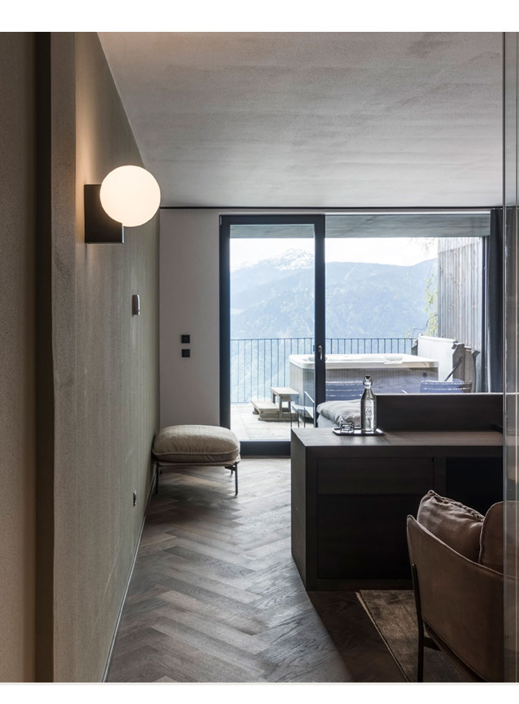 Бра 【现货】丹麦进口&tradition玄关客厅壁灯床头卧室书房球形玻璃灯 OTHER