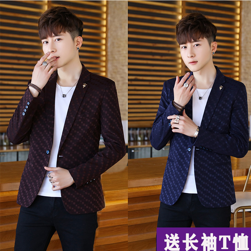 Sushirt Men Leisure Han Edition Town Young handsome small suit coat students Hundred suit boy tide