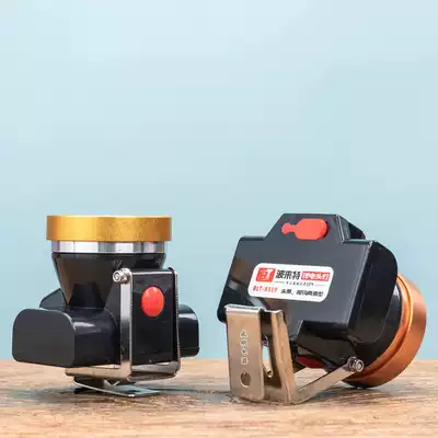 Bolet 8318 strong light super bright Lithium electric headlight charging small coal mine lamp holder wearing safety helmet underground 8319