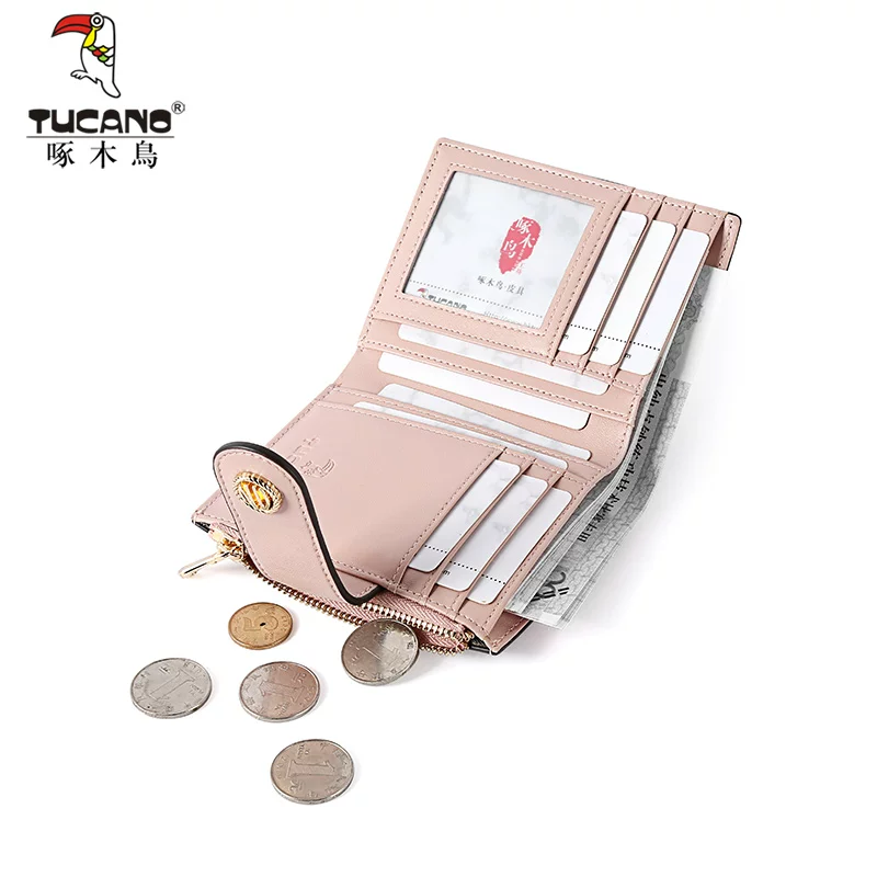 Кожаный бумажник/кошелёк с карточницей из PVC, стиль высокого качества