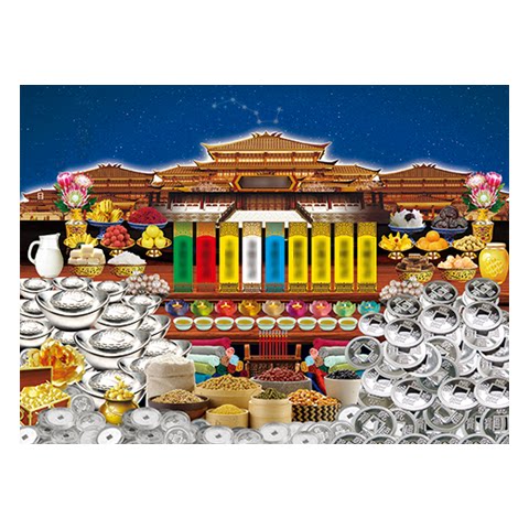 Jiuzhiyao Big Dipper Jiuxing exquisite picture drawings HD origin map