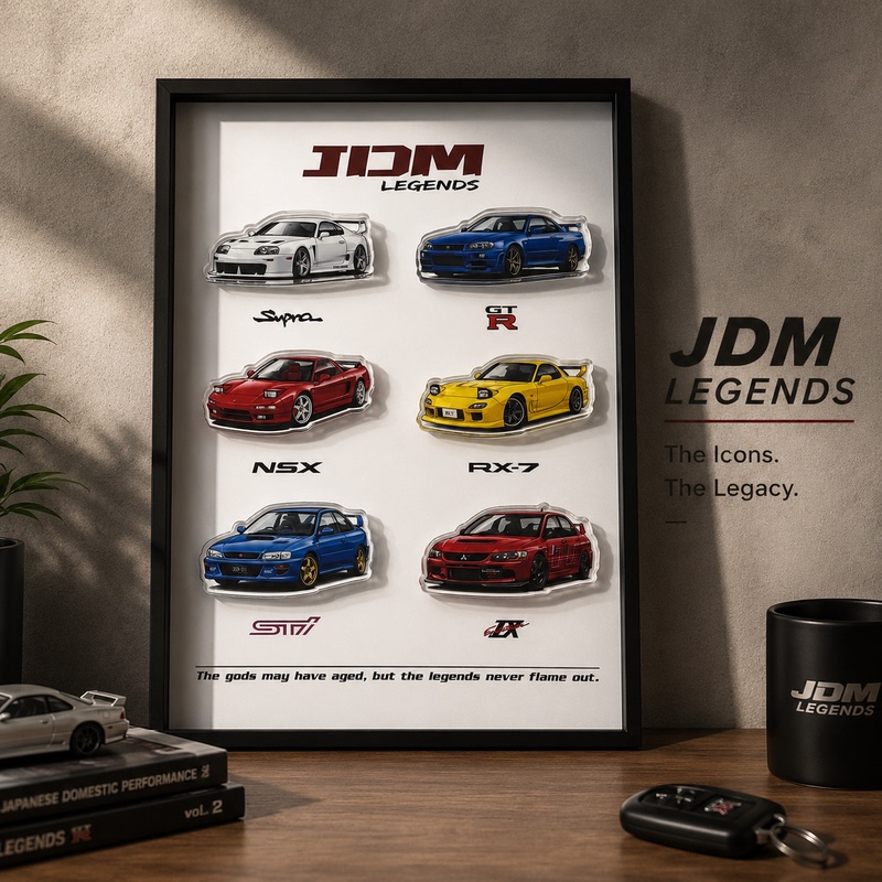 Japanese Jdm Legendary Cars Supra, Sti, Gtr, Nsx, Rx7. Car Enthusiast Decorative Photo Frame as a Gift for Boyfriend Japanese Jdm Legendary Cars Supra, Sti, Gtr, Nsx, Rx7. Car Enthusiast Decorative Photo Frame as a Gift for Boyfriend