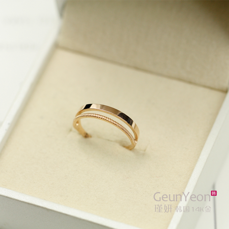 gold ring gift for girlfriend