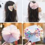 Детская милая заколка для волос с бантиком, аксессуар для волос для принцессы, шпильки для волос