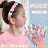 Детский милый аксессуар для волос на липучке, детская повязка на голову, челка, ободок