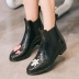 SLMA Daisy Fashion Chelsea Jelly Rain Boots Phụ nữ dành cho người lớn Ống ngắn Giày nước Hàn Quốc Giày cao su không thấm nước Giày đi mưa Chống trượt - Rainshoes