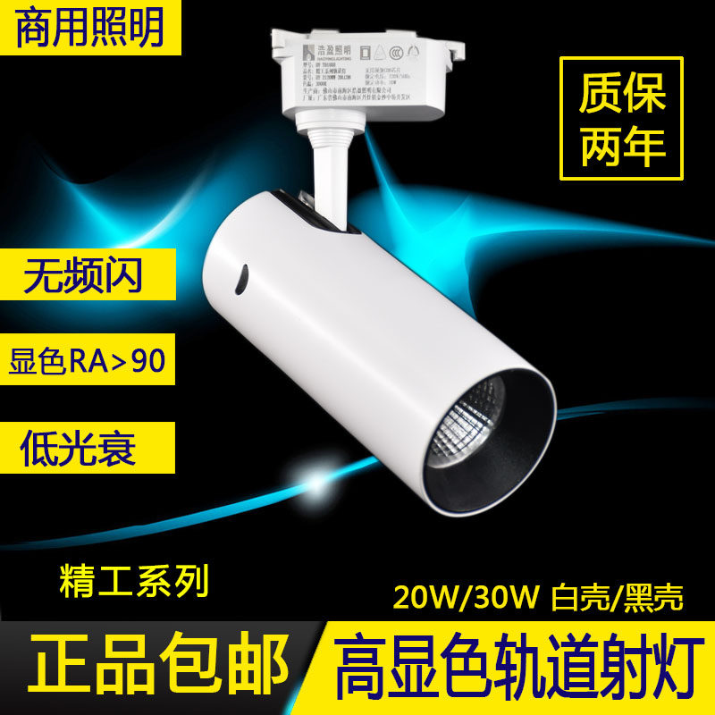 Commercial Seiko track light LED track light COB 20 watts 30W clothing store shop library museum spotlight