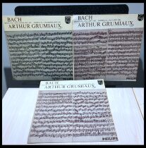 Grumiaux Grumiaux Bach Little Inclusive Episode British Mono-channel front page Philips 3LP*Black Rubber