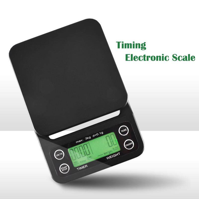3kg 0 1g 1g coffee timer etronics scale smart timing coffee scales