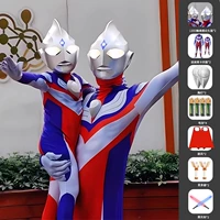 Сенсорный индукционный шлем, Ультрамен Тига, плащ, световой меч с лазером, батарея, семейный стиль, 2 шт