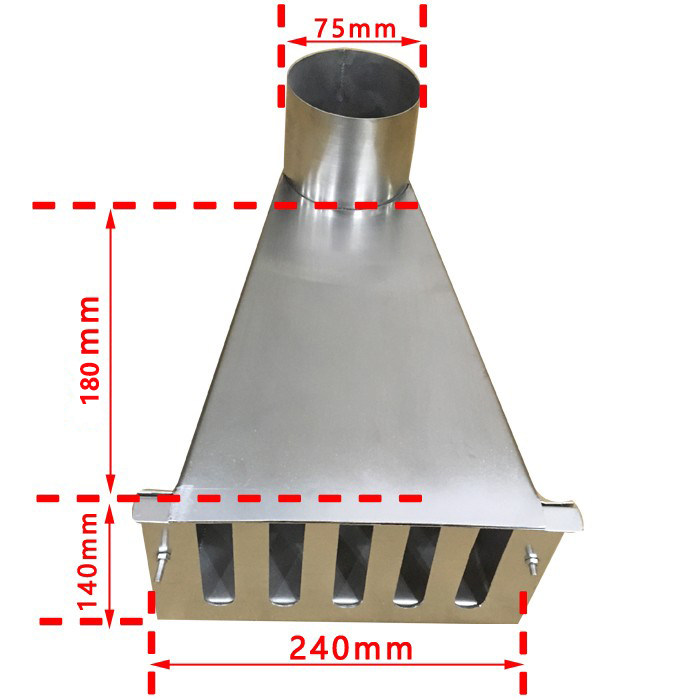 [USD 5.40] Stainless Steel Side Rainwater Bucket Side Water Drop Dipper ...
