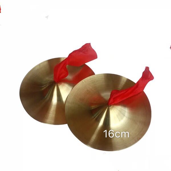 Brass Little Cymbals Teaching Instruments 16CM Jun Brass Cymbals Cymbals Cymbal Elementary School Honor Guard Supplies